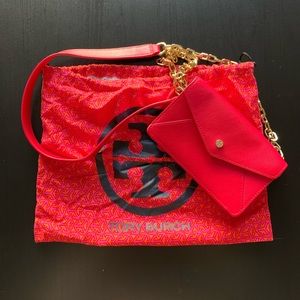 Tory Burch Gold Chain Crossbody Bag